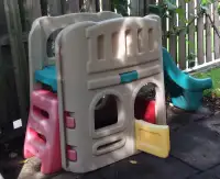 Step 2 Playhouse climber house with slide and door