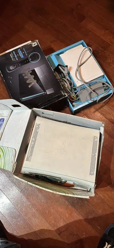  Nintendo Wii and Xbox console, View more