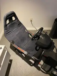 Sim Racing Seat, XBox (PC) Steering wheel, and Pedals
