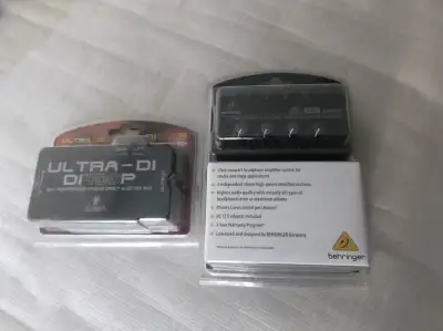 Behringer direct box DI-400P et/ou  microamp HA-400, View more