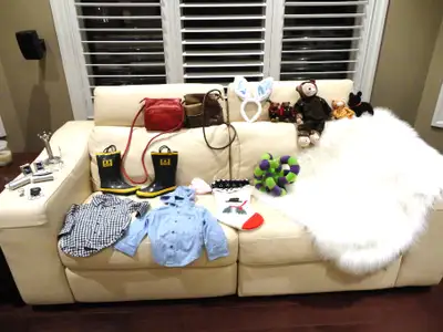 25 Pc. Newborn, Baby, Child Clothes & Toys Assortment $58/all, View more