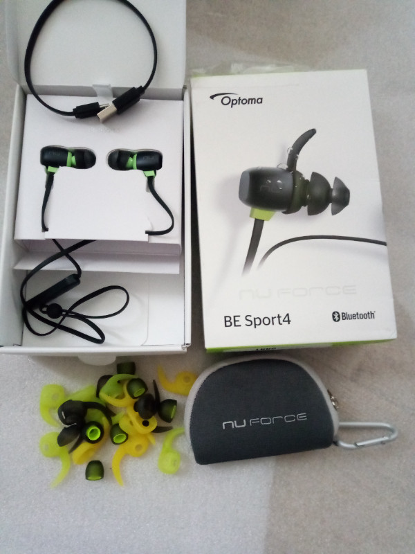 Optoma nuforce be sport4 premium wireless sport earphones hotsell