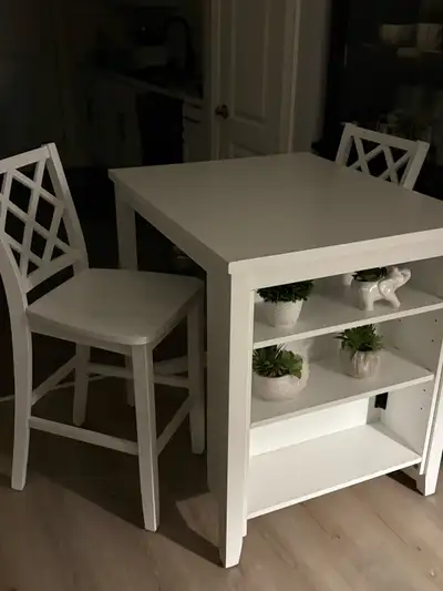 pub style table and chairs , View more