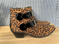 Women’s Animal Print Ankle Boots