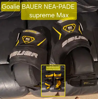 Goalie equipment., View more