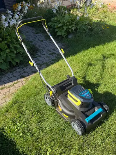 Yardworks 48V Max Brushless Cordless Lawn Mower + Battery, View more
