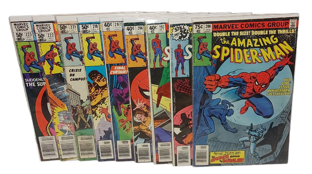LOT OF 27 AMAZING SPIDERMAN MARVEL COMICS $160 OBO in Comics & Graphic Novels in Kawartha Lakes