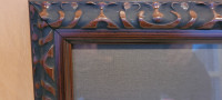 27" x 24" Quality Wood frame matting-hardware-UV glass XL size
