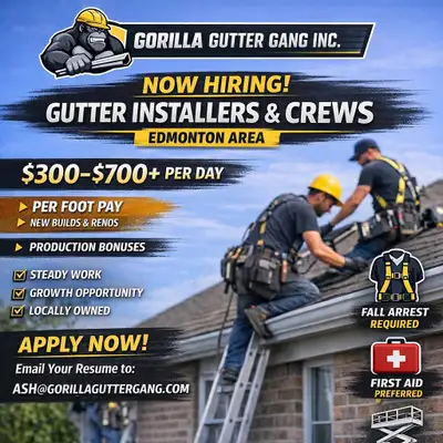 Gutter Installers & Helpers , View more