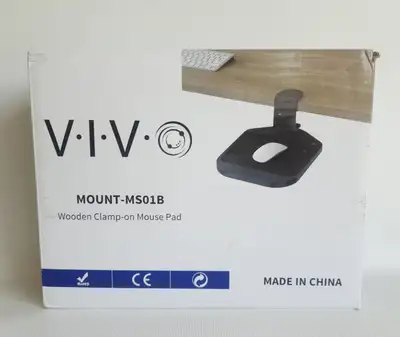 Wooden Clamp-on Mouse Pad, View more