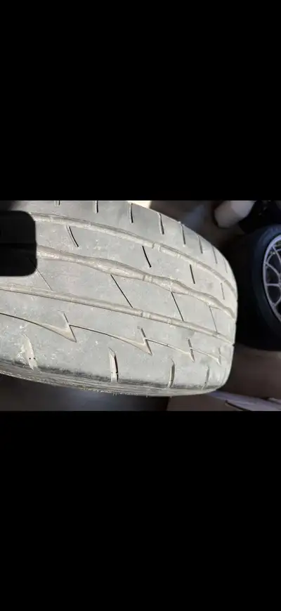 Looking to sell a used set of Firehawk Indy 500’s. Tire size 245-40-18 2 tires with 55% with cosmeti...