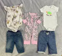 3-6 month girls clothing lot 