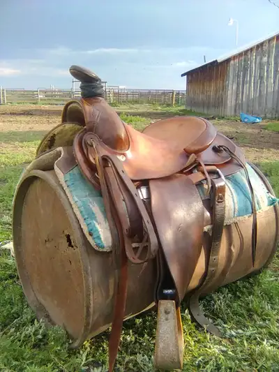 15in Elkhorn Roping Saddle For Sale, View more