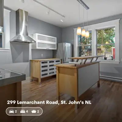 299 Lemarchant Road, St. John’s NL Spacious Executive Home Downtown St. John’s $2800 POU Available A...