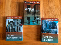 TRILOGIE  CHARLES LE TÉMÉRAIRE  roman YVES BEAUCHEMIN (12$ les3)