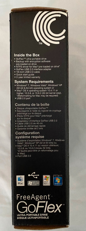 Seagate Disque Dur Externe 320GB Neuf/ External Hard Drive 320gb dans Cartes-mémoires et clés USB  à Ville de Montréal - Image 4