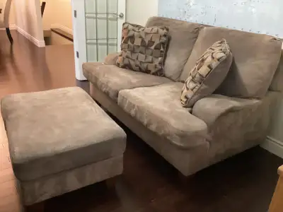 Love Seat with Ottoman, View more