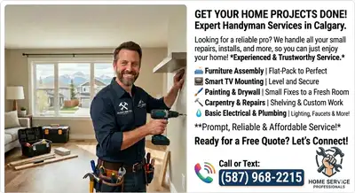 Calgary Handyman – Affordable Rates, View more