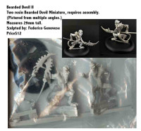 Bearded Devil RGP Miniatures Dungeons And Dragons Resin