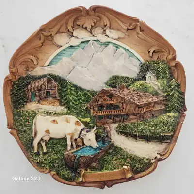 Assiette fermière bavaroise de la Forêt-Noire / Bavarian Forest , View more