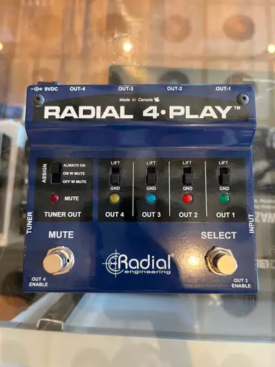 Radial Engineering 4-Play Instrument Direct Box, View more