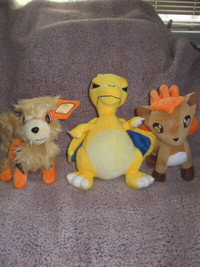 Rare~Plush Large Pokemon Arcanine Vulpix Charizard New~read pls