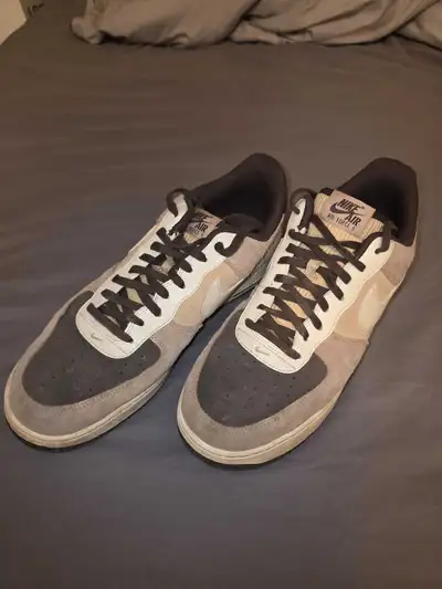 Nike Air Force 1 Low – Grey Beige Suede – Men’s Size 12 – FB8876, View more