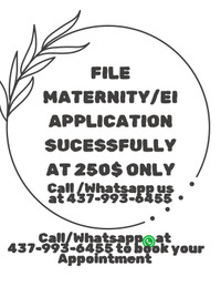 We Provide Assistance to File EI/Maternity Leave 