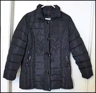 Evidence Brand Black Puffer Winter Jacket, View more