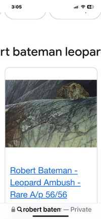 Robert Bateman - Leopard in Ambush