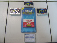 Classic Maxell & Panasonic Mini DV Tapes & HeadCleaner 5pcs NEW!