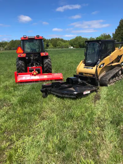 Brush hogging services available! Serving Brighton and surrounding areas! More mower options this ye...