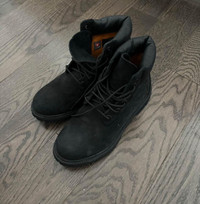 Black Timberland Boots size W EU 38
