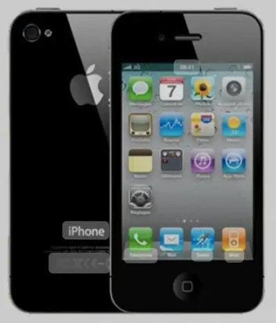 Phone and Charger included. Perfect working condition. Apple iPhone 4 black colour. Released 2010, J...