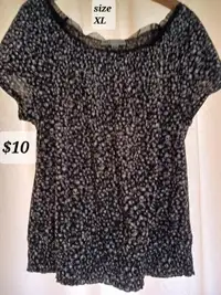 CLEO Petite XL TOP, $10. Worn once. Also, New size L Petite DRES