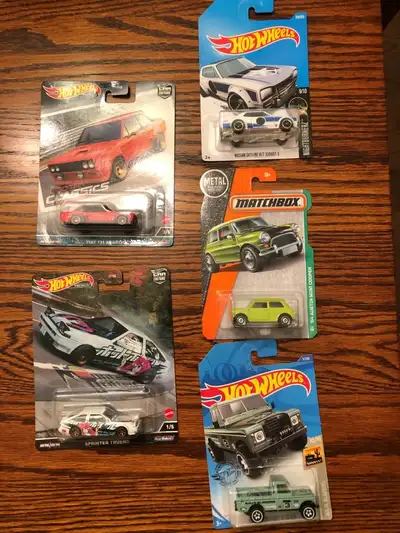 Hot Wheels Regular, Premium and Matchbox New Never Opened, View more
