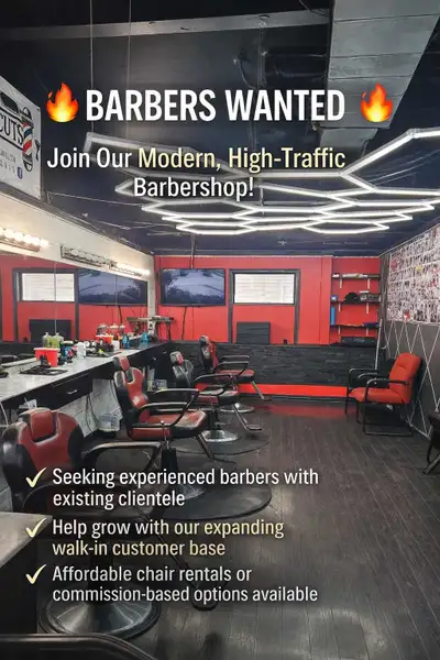 Barbers Wanted, View more