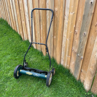 18” Yard Machines reel mower, with height adjustment. 