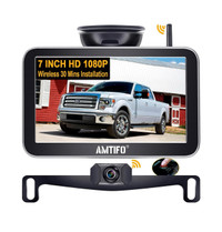 Wireless backup camera car HD 1080p wifi rear views system 7 Inc