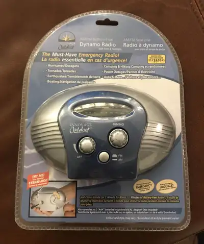 NEW Dynamo Radio - AM/FM battery free radio & flashlight, View more