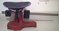 Antique Cast Iron Fairbanks Candy Scale Complete Working