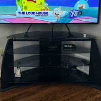  Corner Tv stand with 4 shelves 