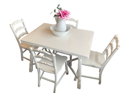 1940's Table and Chairs Set (Expandable), View more
