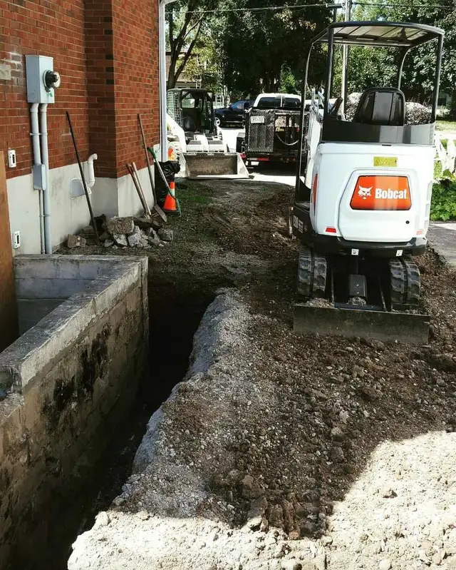 Bobcat and Mini Ex services in Excavation, Demolition & Waterproofing in Oakville / Halton Region - Image 4
