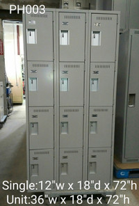 4 Tier Metal Lockers, School Lockers, Refurbished Metal Lockers