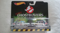 HOT WHEELS GHOSTBUSTERS ECTO 1 AND ECTO 1A W/RR TIRES DIECAST