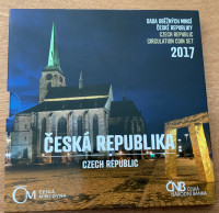 Ensemble pièces de monnaie 2017 République tchèque 