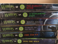 Warrior cat books 2 sets for 50$ (PRICE NEGOTIABLE