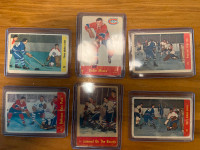 Montreal Canadiens cards from the 1950's! Almost 70 years old!!!