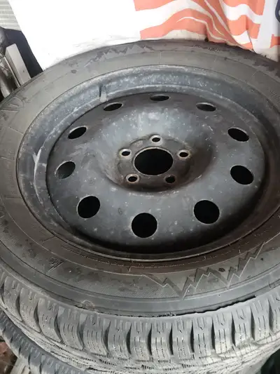 Firestone Tires on Rims Very good shape Came off Buick Selling because won't fit on new car 235/55R1...